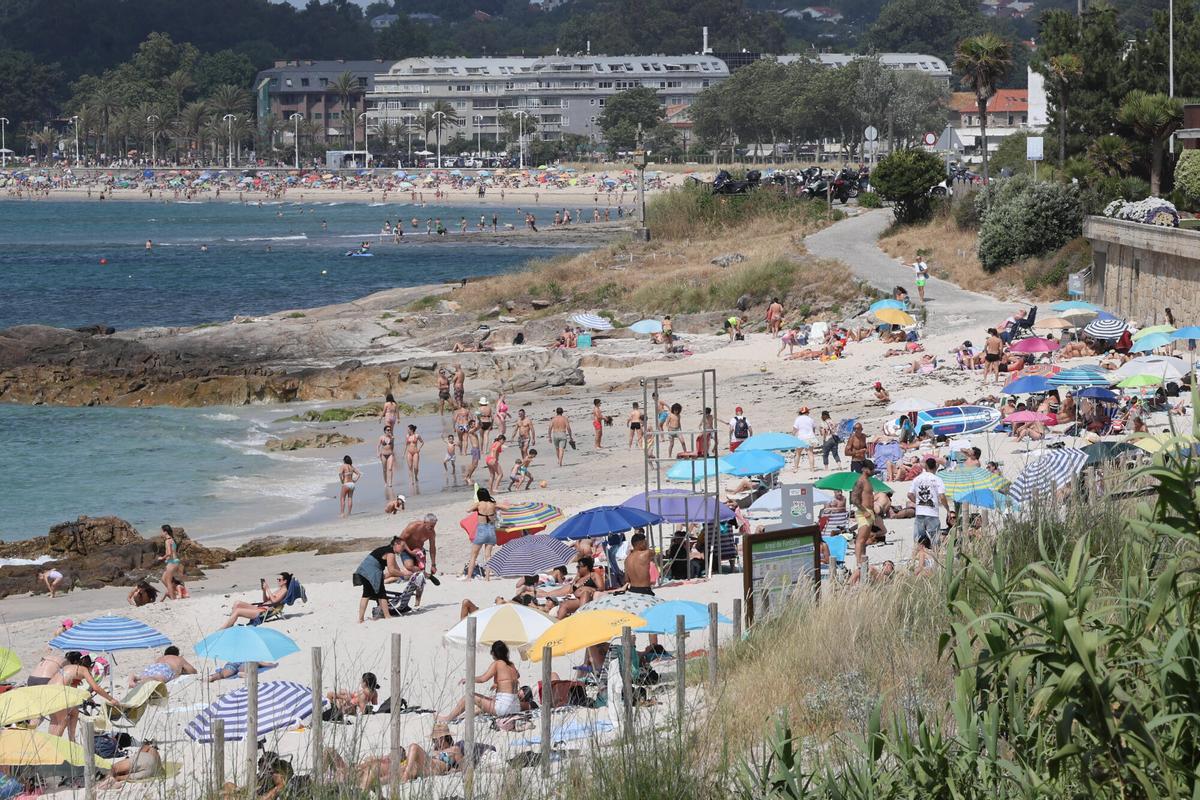 Llenazo en las playas de Vigo Llenazo en las playas de Vigo