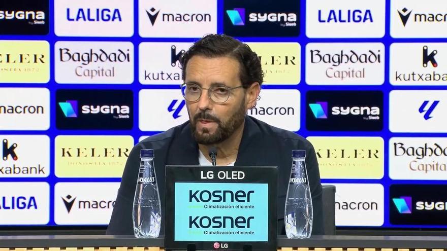 Bordalás: "No entiendo tanta tarjeta, no nos tratan bien"