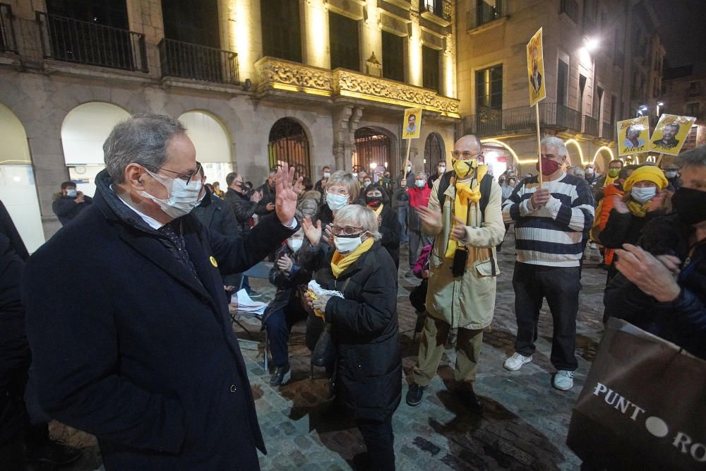 Quim Torra, a l'acte de Girona Vota