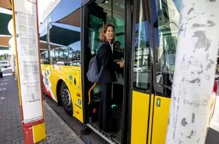 El último viaje de Kika en el Aerotib: “Es vergonzoso que en invierno los mallorquines no podamos venir en bus directo al aeropuerto”