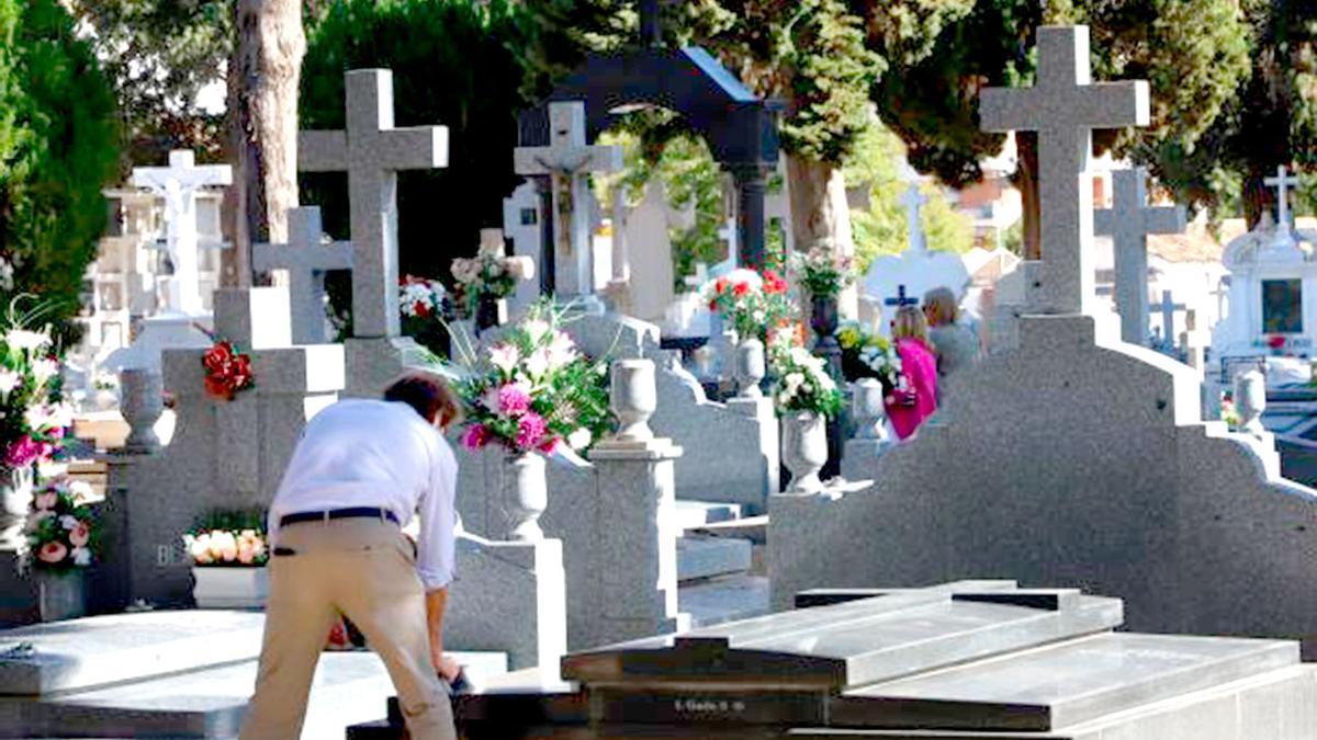 Imagen de archivo de un cementerio.