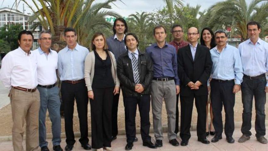 El nuevo equipo directivo de Ateco, con José Quiles al frente, en una imagen tomada recientemente.