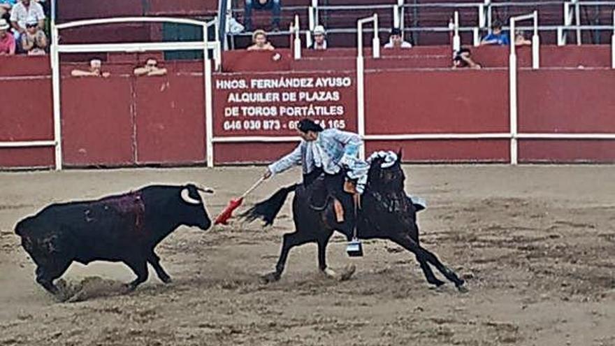 Ana Rita en el primero que le cayó en suerte.