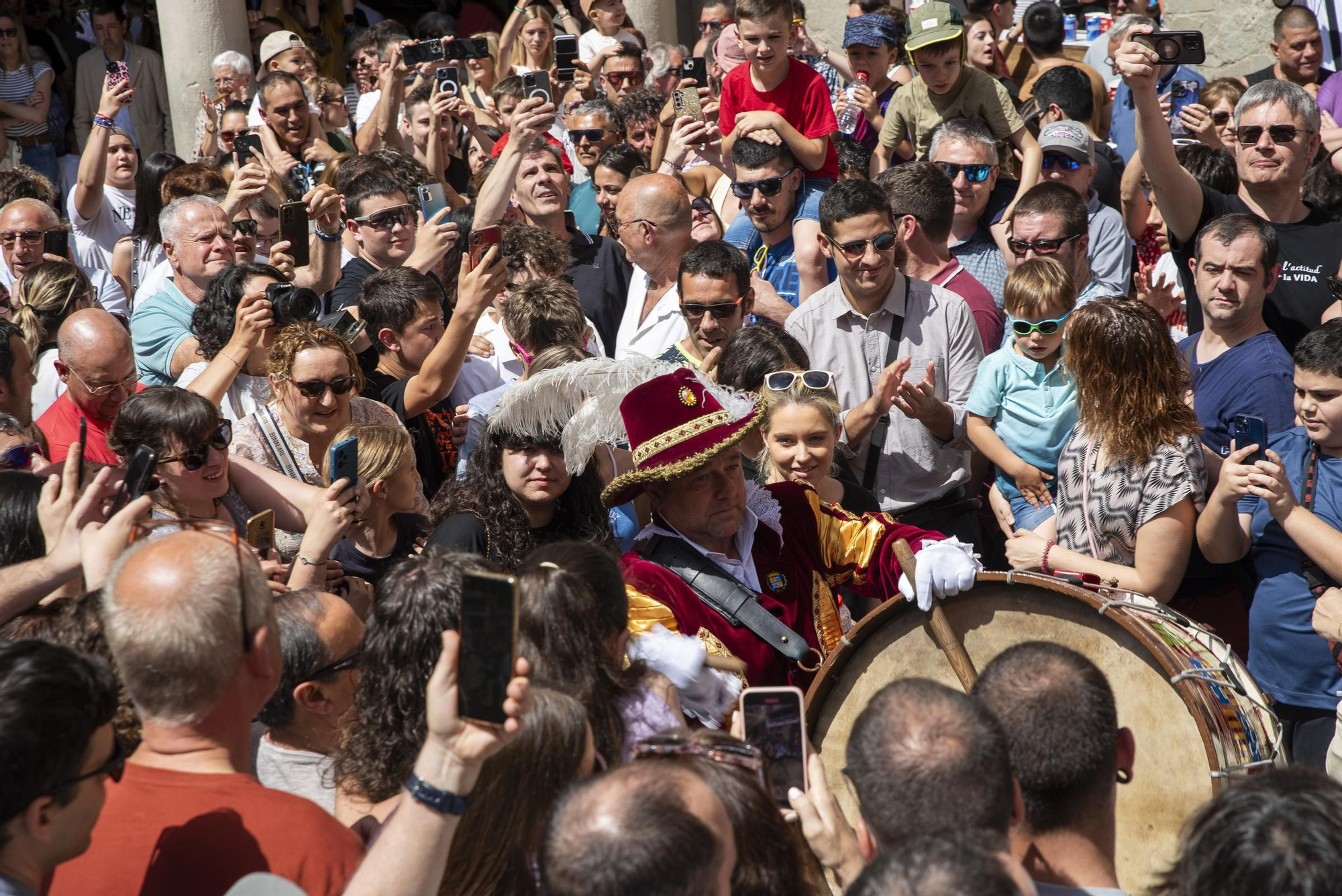 Ple de Patum i cercavila del Tabal a Berga