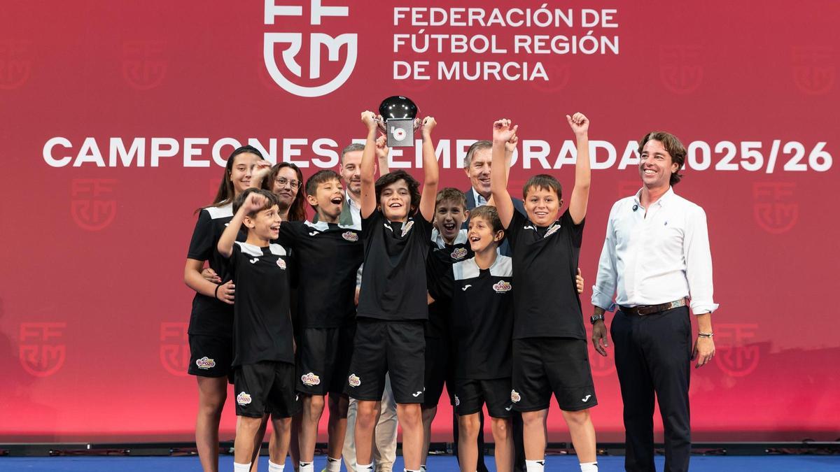 Equipo Aljucer ElPozo Murcia FS ‘A’ Benjamín.