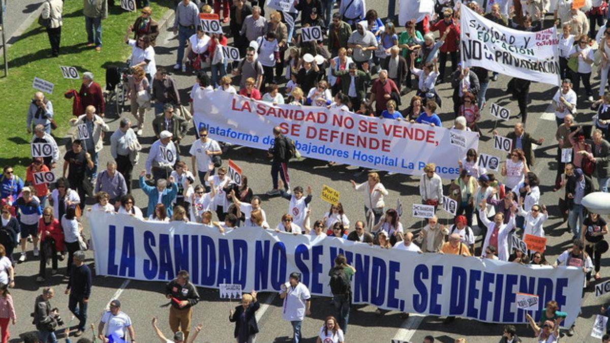 Nueva 'marea blanca' en Madrid