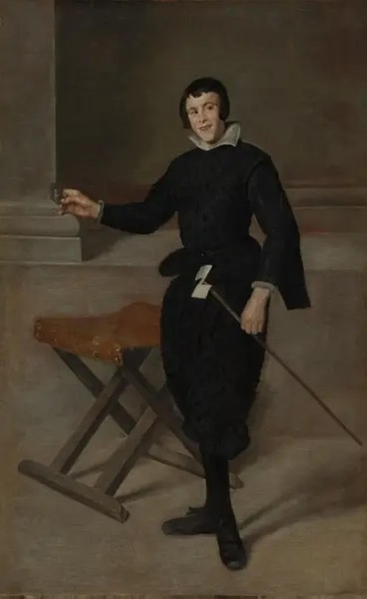 Retrato del bufón Calabacillas, conservado en el Museo de Arte de Cleveland, Ohio, Estados Unidos.