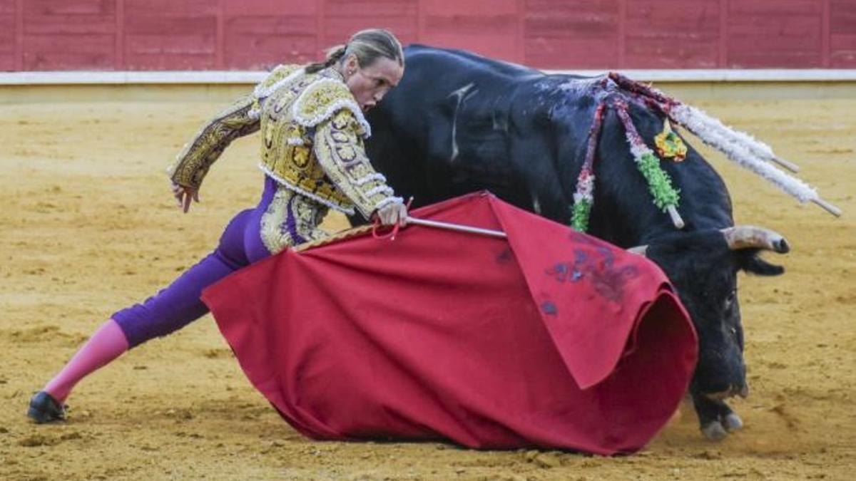La torero Cristina Sánchez ofrece una conferencia este miércoles en Zaragoza.