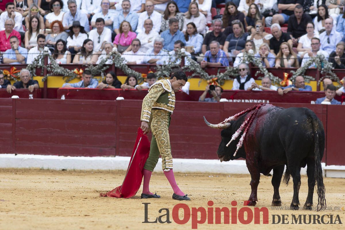 Cuarta corrida en la Feria Taurina de Murcia (Castella, Manzanares y Ureña)