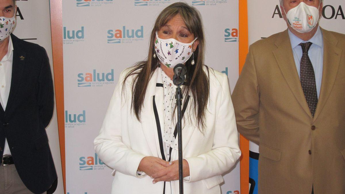 La consejera de Sanidad del Gobierno de Aragón, Sira Repollés. / EUROPA PRESS