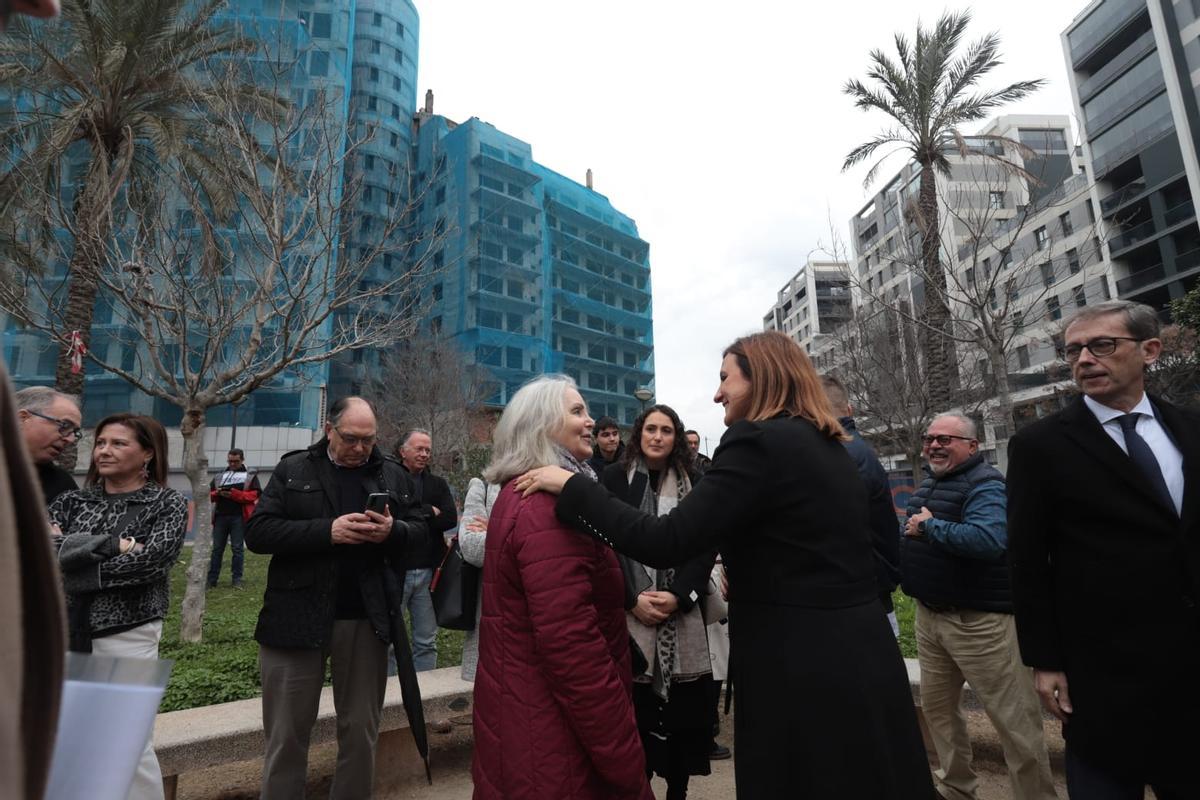 Acto de conmemoración del incendio de Campanar en su aniversario