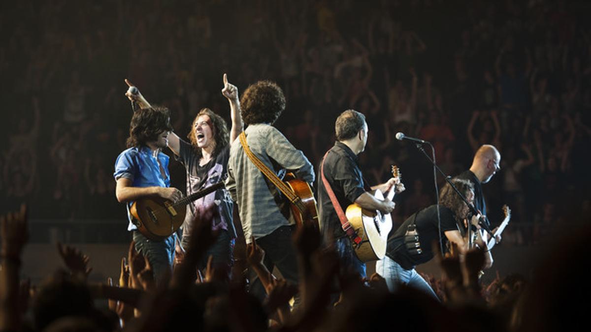 Concierto de Sopa de Cabra en el Palau Sant Jordi, en septiembre del 2011