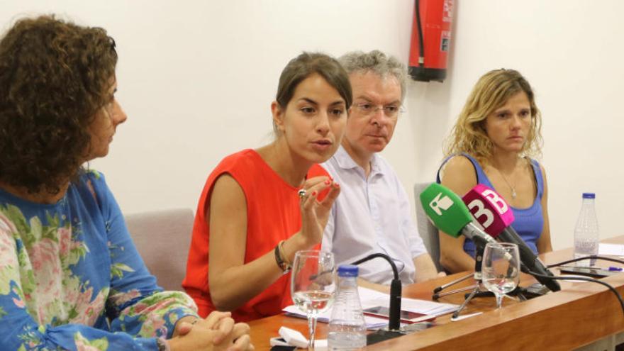 La presidenta de la Fehif, Ana Gordillo, en la asamblea en la que fue escogida presidenta.