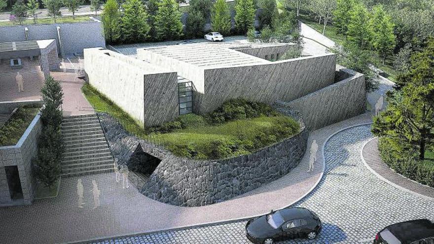 Vista exterior del futuro edificio de Menis en Corea del Sur. | | LP/DLP