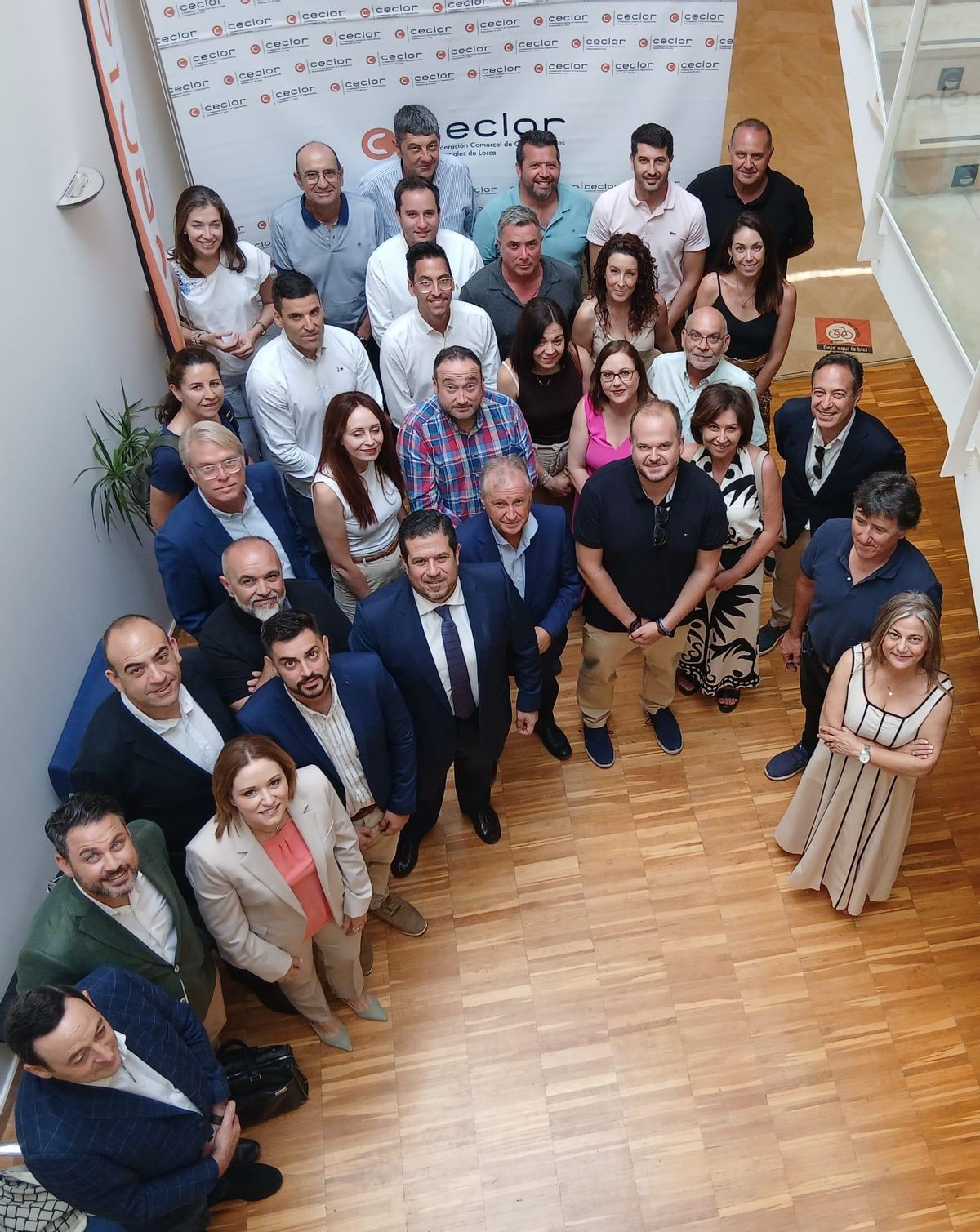 El acto tenía lugar en la sede de Ceclor.