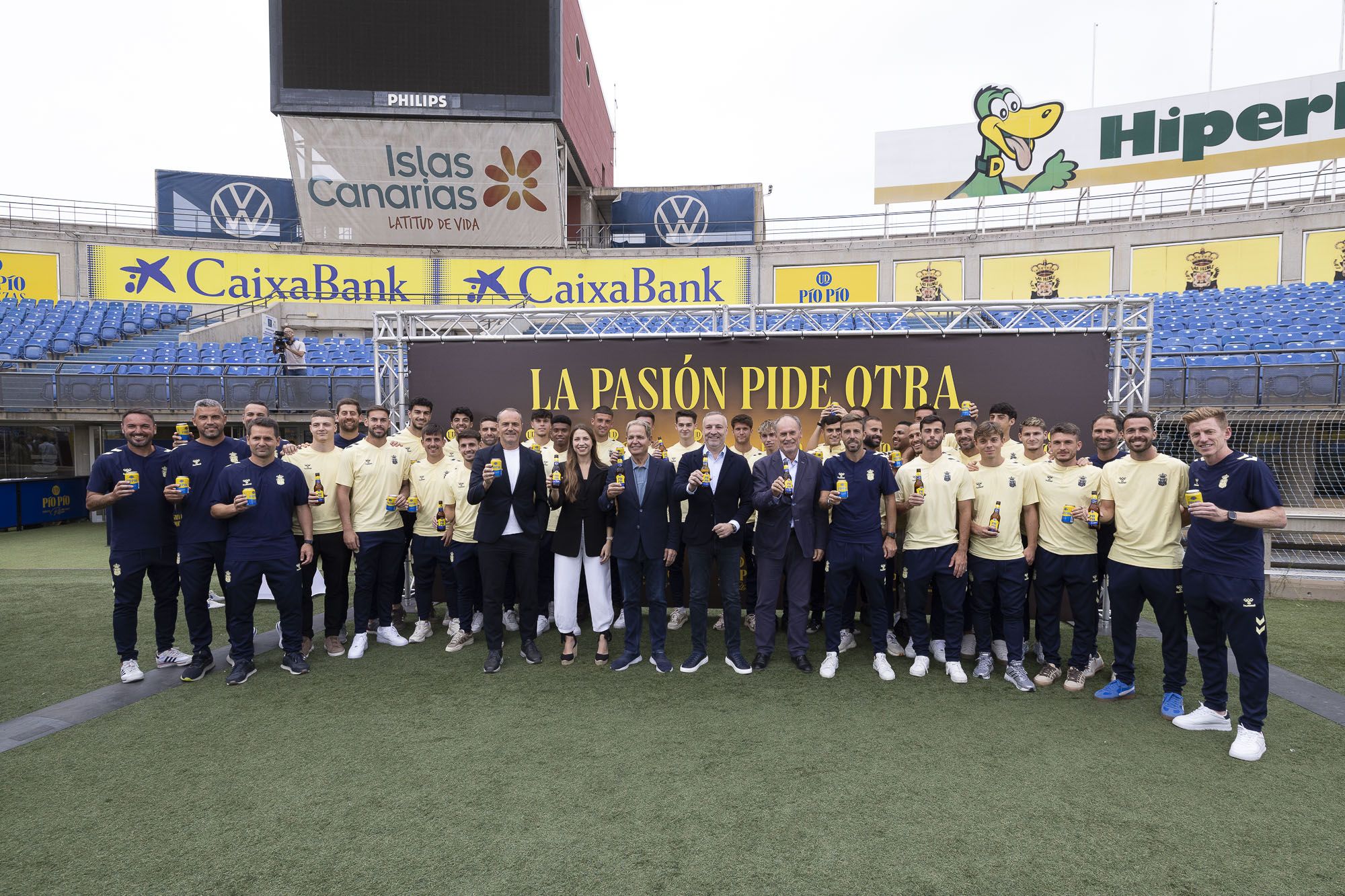 Presentación de la nueva cerveza Pío Pío