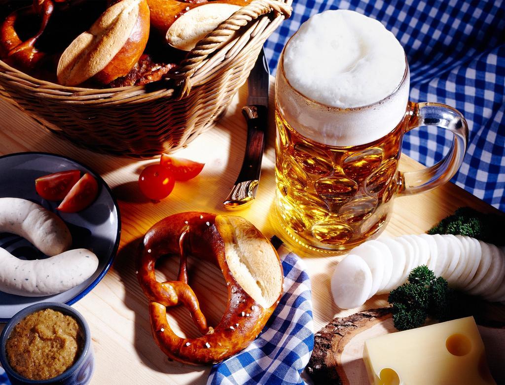 Clásica comida de la región de Baviera, estas son solo algunas de las posibilidades parea comer en el Oktoberfest