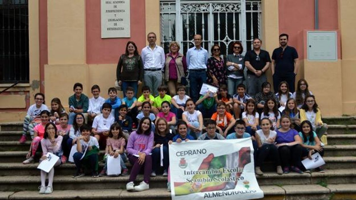 Uno de los intercambios escolares realizados con Ceprano en el pasado.