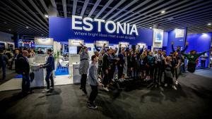 El stand de Estonia dentro del MWC 2024