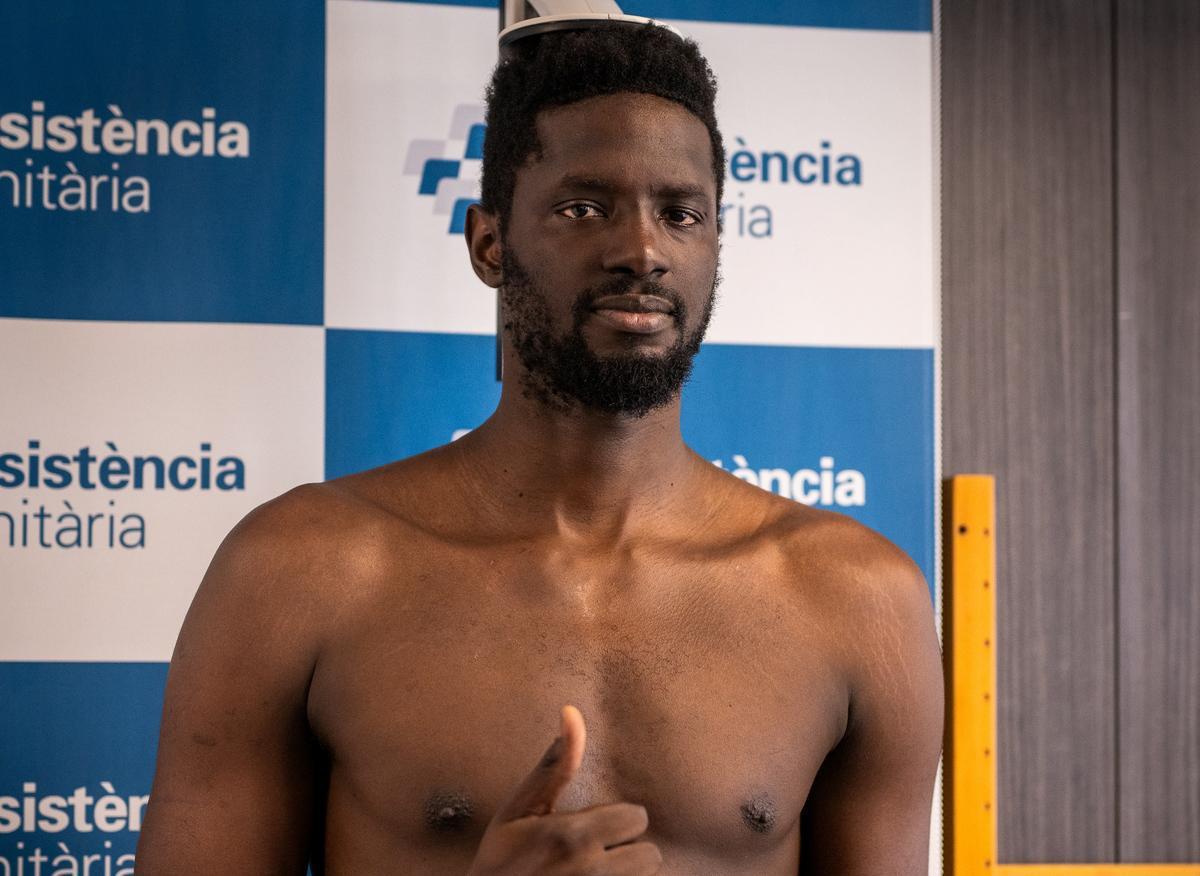 Fall quedó registrado por los servicios médicos con 2,22 de altura