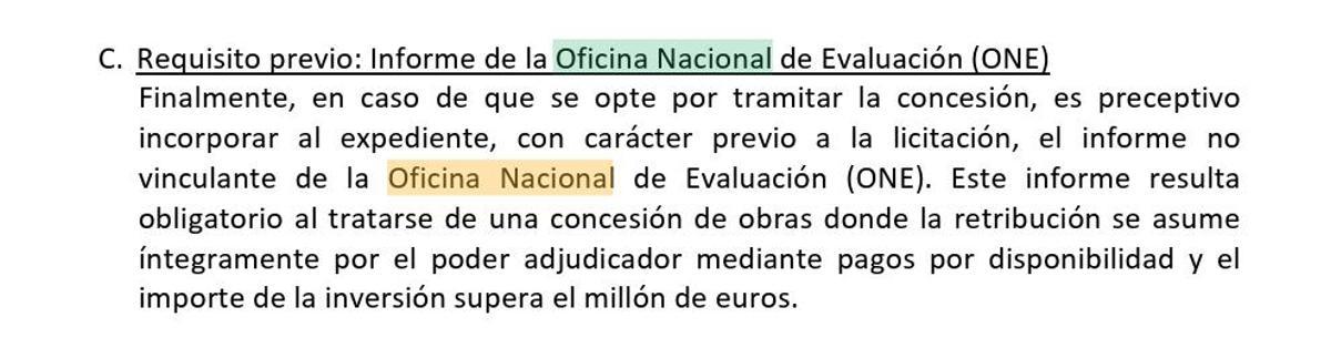 Extracto del Informe de la Intervención