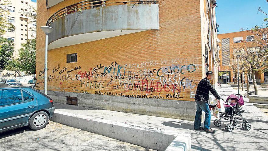 Imagen de archivo del barrio Virgen del Carmen, donde hay viviendas ocupadas.