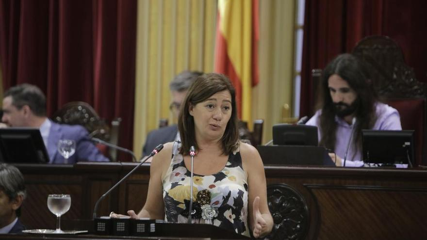 Armengol no reconoce la independencia de Cataluña: &quot;Se han saltado la legalidad&quot;