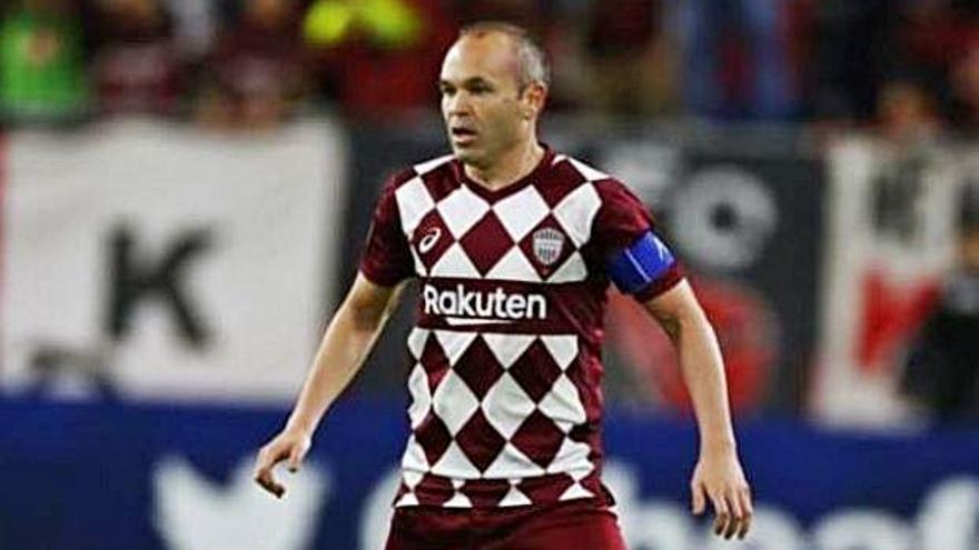 Andrés Iniesta juga actualment al Kobe del Japó