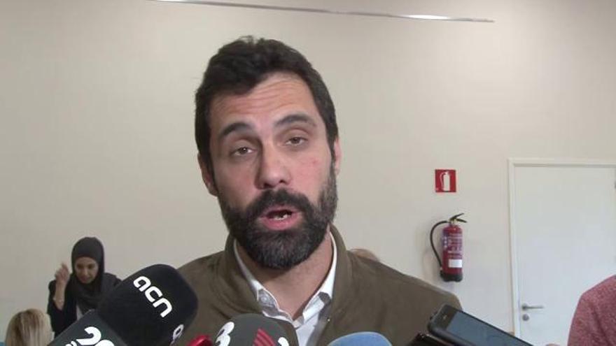 Roger Torrent fa una crida als catalans a acudir "en massa" a les urnes