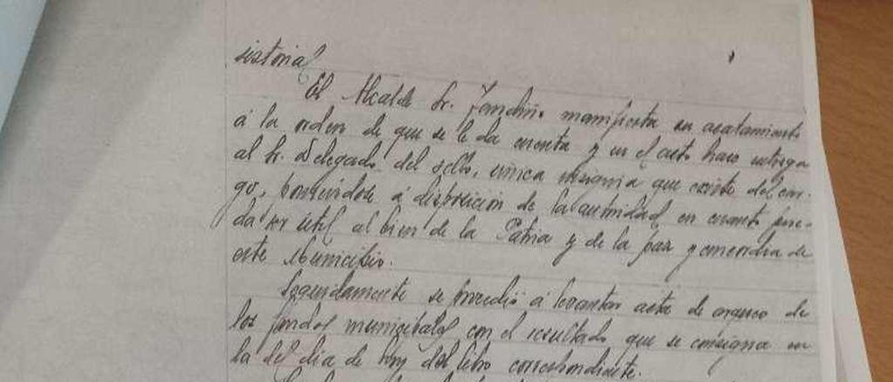 Acta de constitución de la gestora que reflejó su adhesión al &quot;Movimiento&quot;.