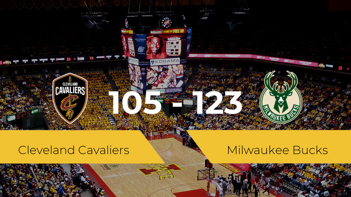Milwaukee Bucks se hace con la victoria contra Cleveland Cavaliers por 105-123