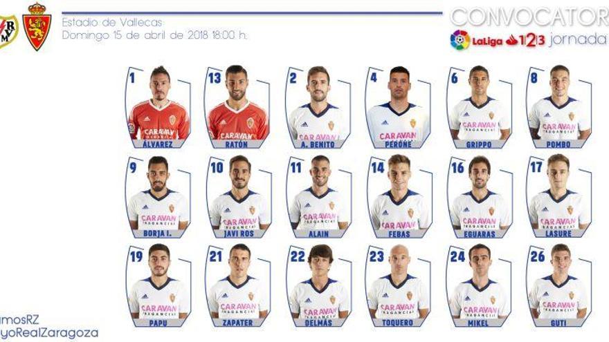 Los 18 de Natxo para Vallecas