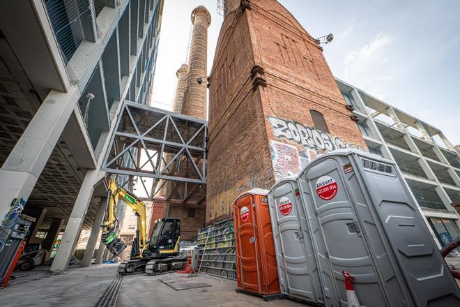 Empiezan las obras de las Tres Xemeneies del Poble Sec