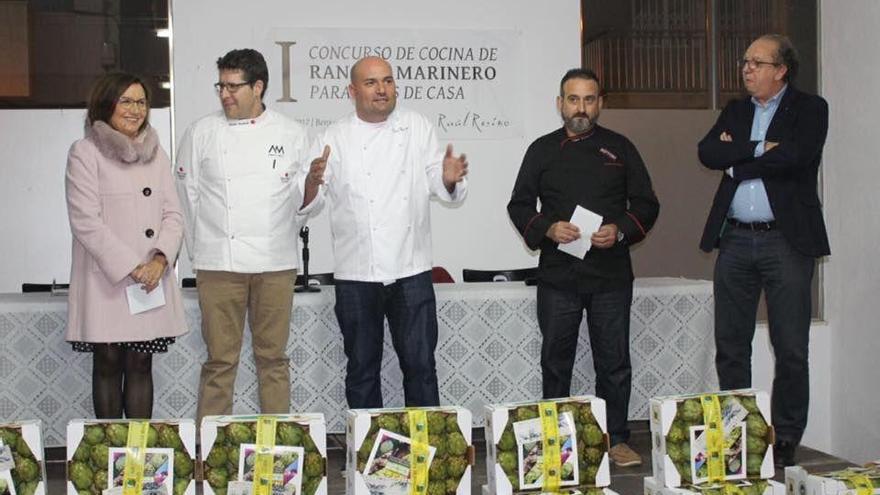 Raúl Resino, en el Concurso de Rancho Marinero en Benicarló