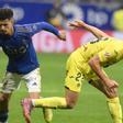 Cardona, durante el Oviedo-Villarreal.