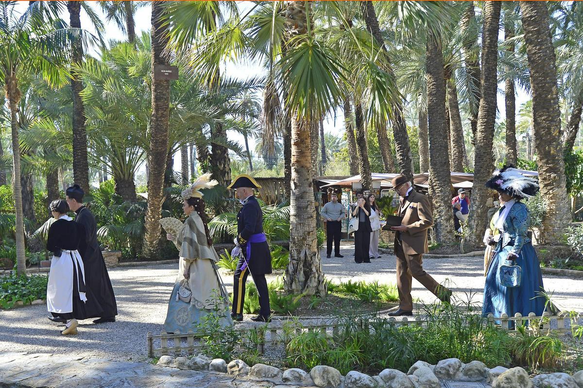 Recreación historica de la visita de la Emperatriz Sisi al Huerto del Cura