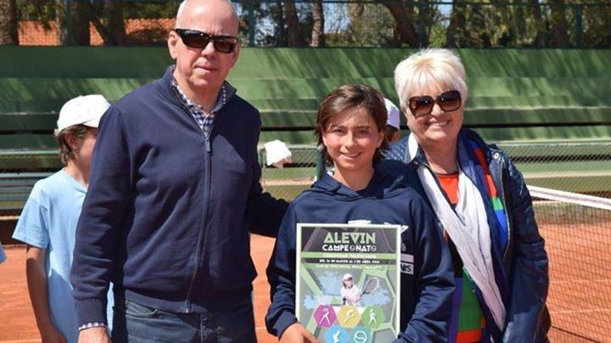 Alberto García, subcampeón alevín de la Comunidad Valencia