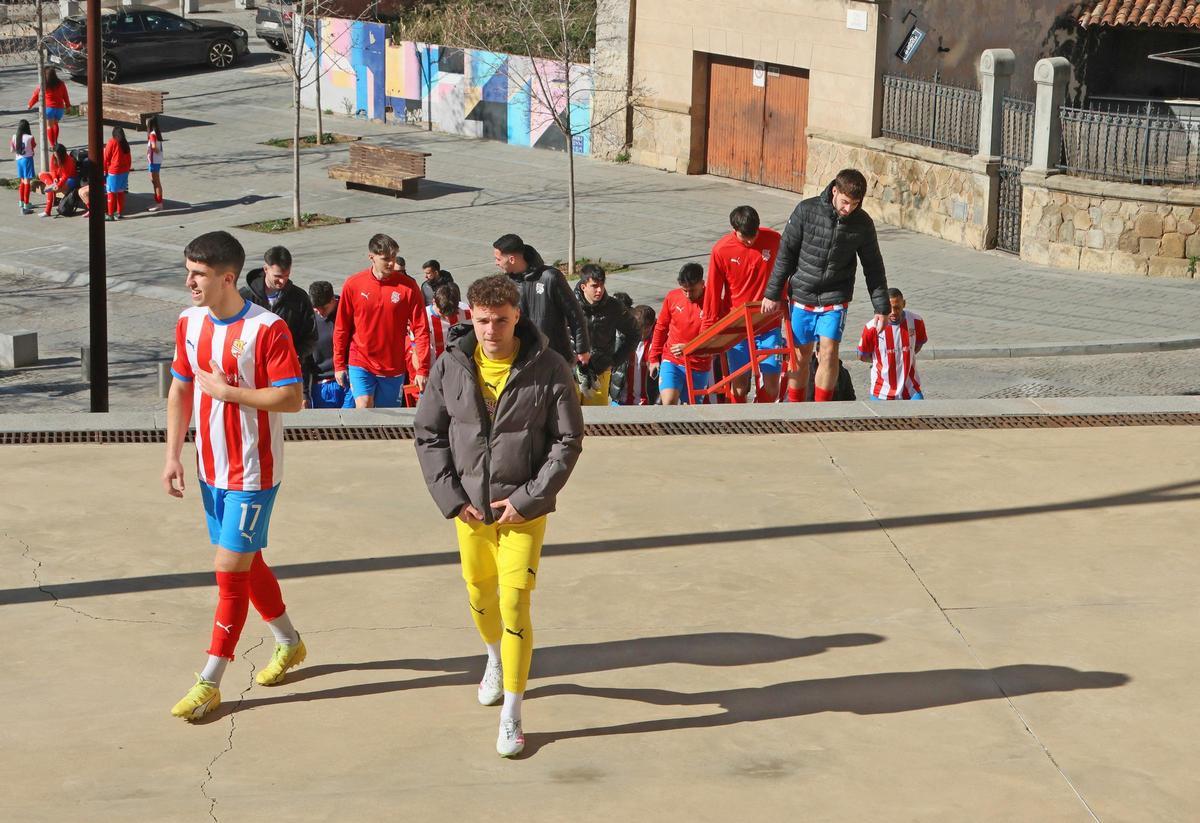 Imatges de la sessió fotogràfica a la Seu del Centre d'Esports Manresa