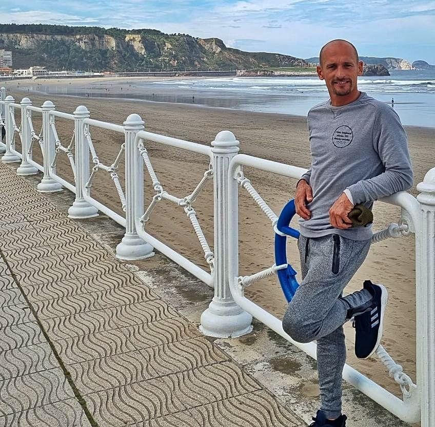 Amaury Lavernhe, el pasado fin de semana en Salinas.