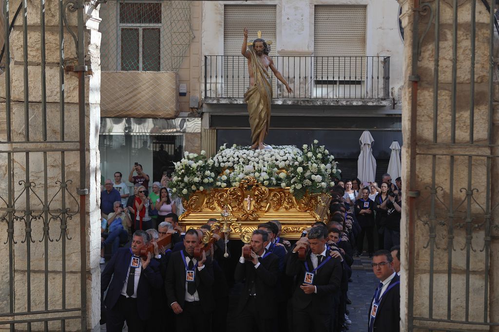 Procesión Extraordinaria del Resucitado en Cartagena por su 80 aniversario