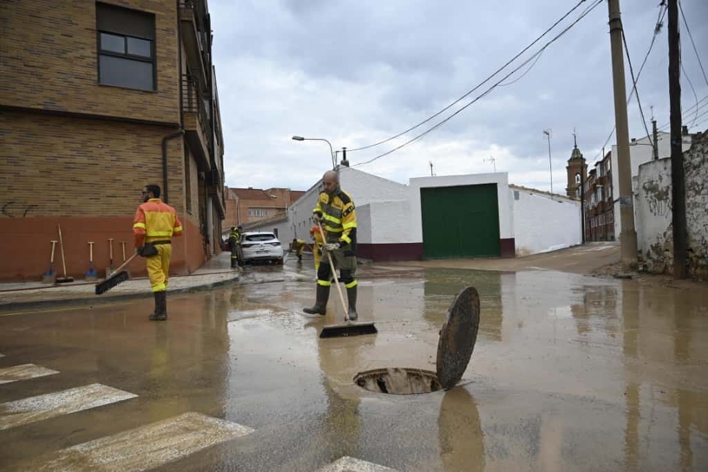 En imágenes | Así han amanecido María de Huerva y Cuarte tras las tormentas