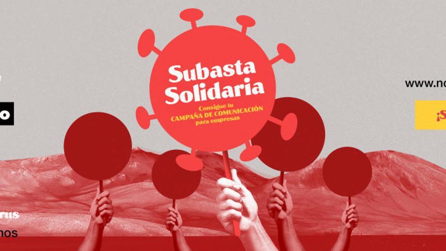 Cinco empresas impulsan una subasta solidaria con el lema #NoTeLavesLasManos