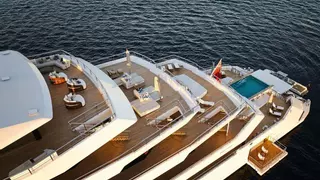 Navega en Ibiza el yate más grande jamás construido en España que se alquila por 3 millones a la semana