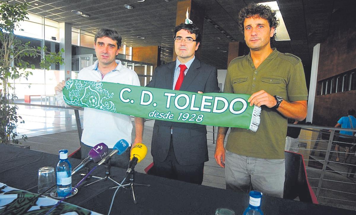 Txema Indias e Idiakez, en su presentación en el Toledo en 2013