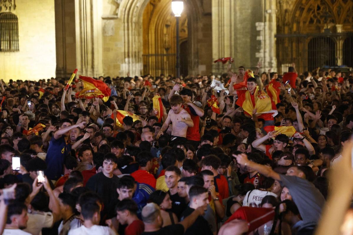Así se vivió el partido de España contra Francia en Oviedo