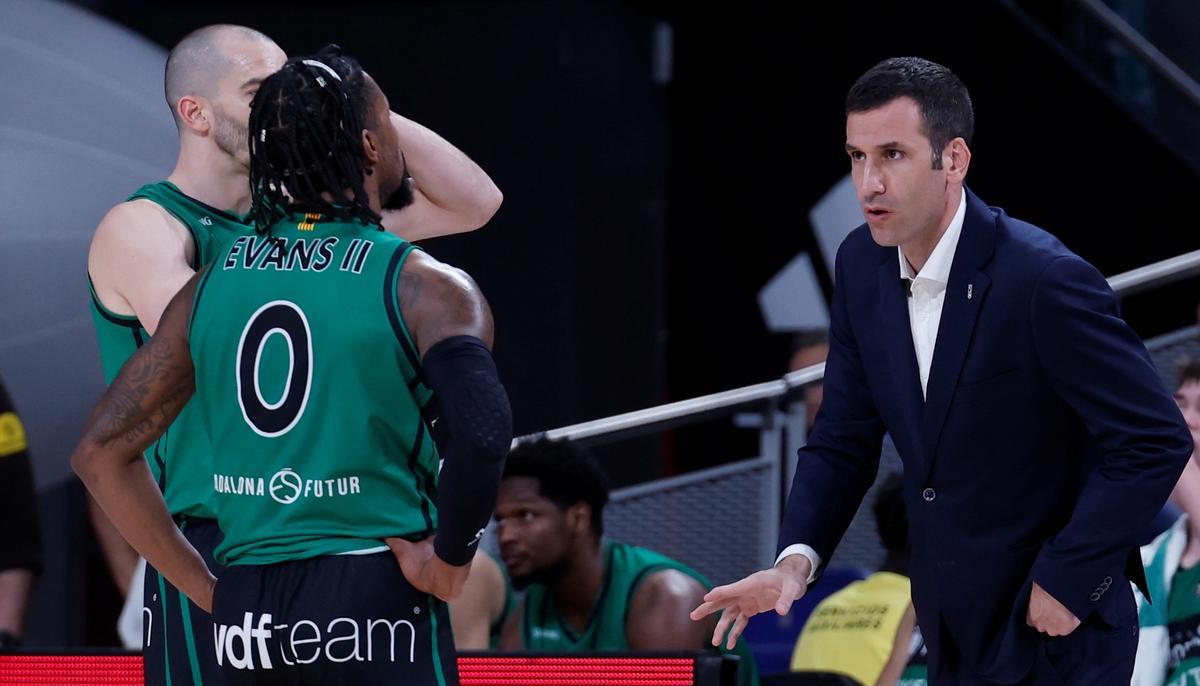 Dani Miret no pudo estrenarse con victoria con el Joventut en el Wizink Center