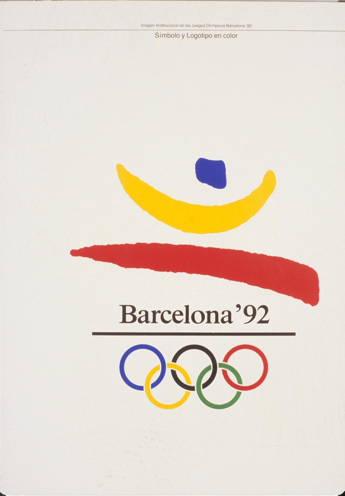 El cartel de los Juegos Olímpicos de Barcelona 92