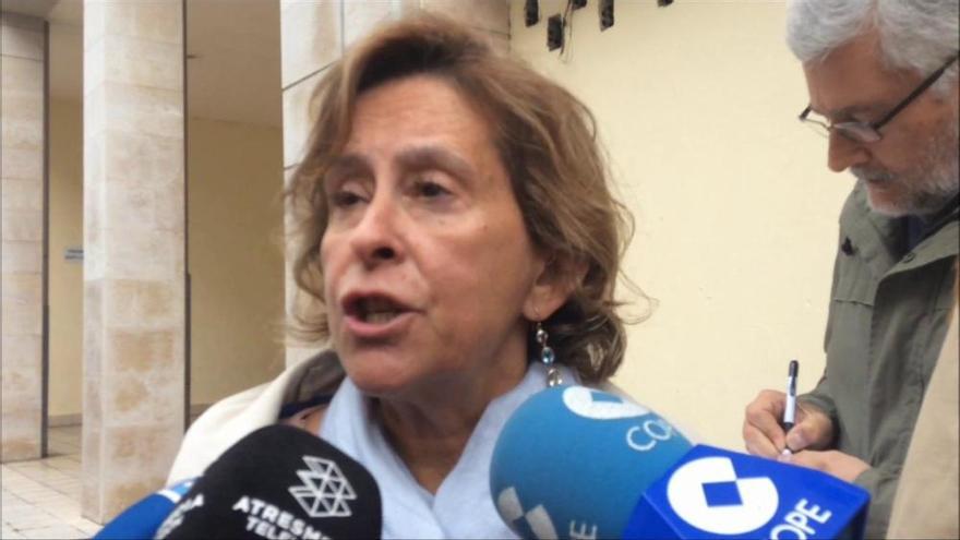 Ana Boto, abogada de José Ángel Fernández Villa, ante la prensa