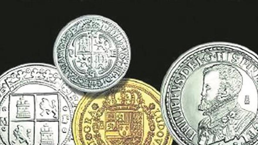 Colección de monedas plata y oro · Historia de España