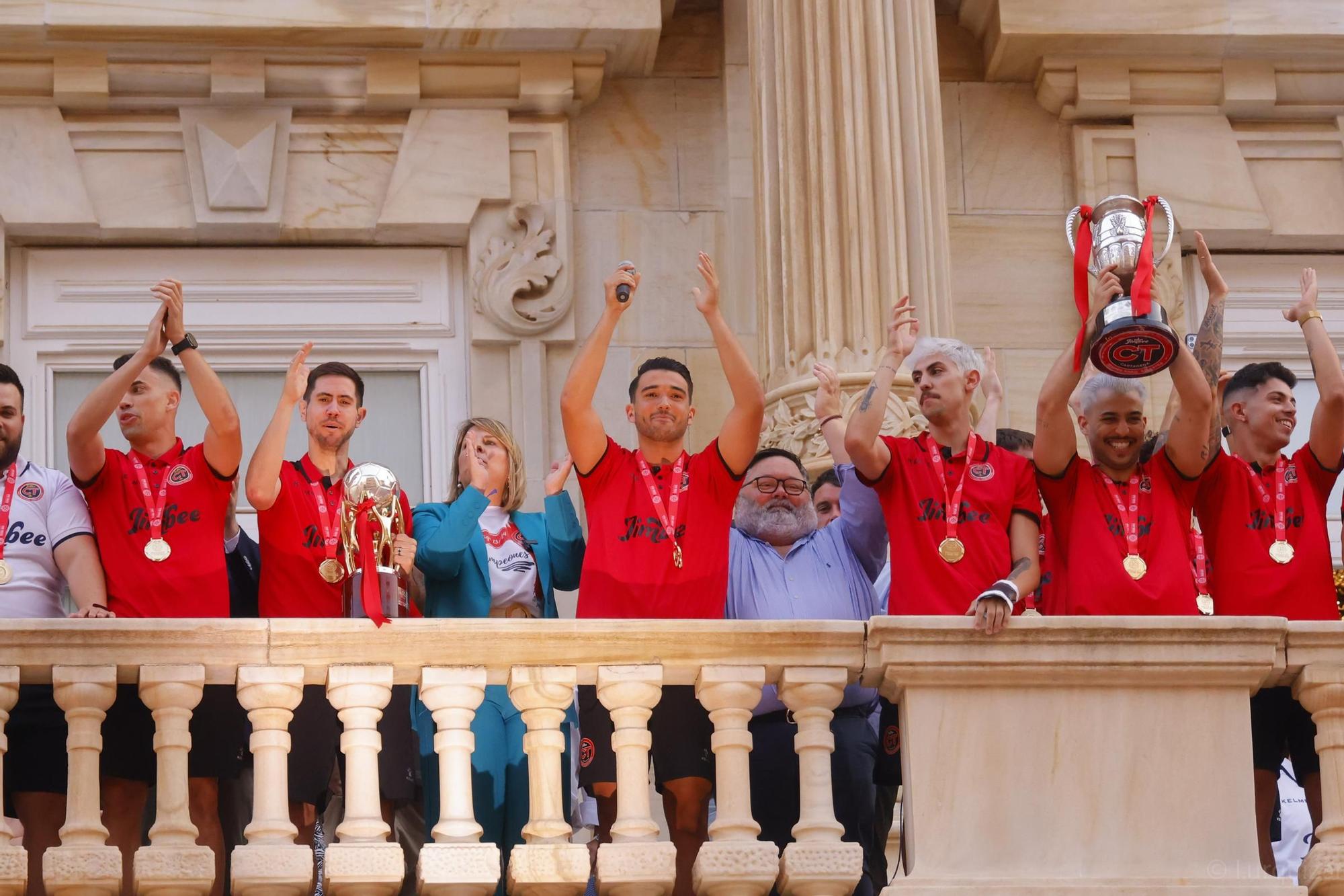 Las imágenes de la celebración del Jimbee Cartagena, campeón de liga